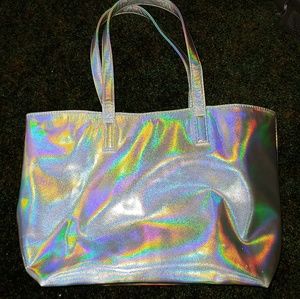holographic tote bag